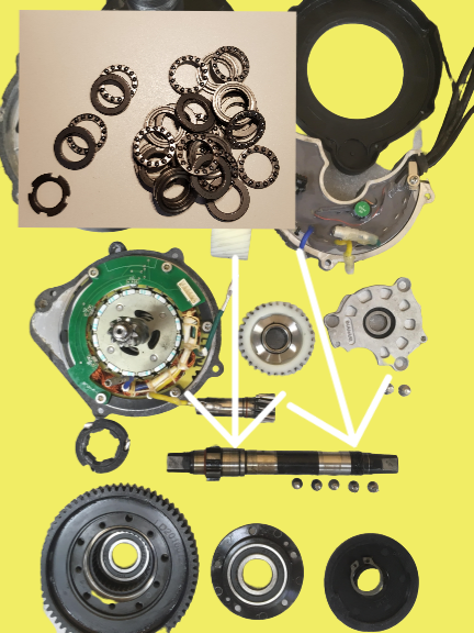 mid drive Bafang подшипник